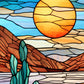 Stained Glass Landscape #1 - West Texas