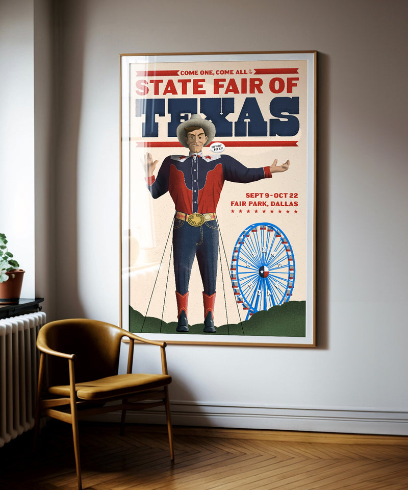 State Fair of Texas Poster #2 by Head West Studio