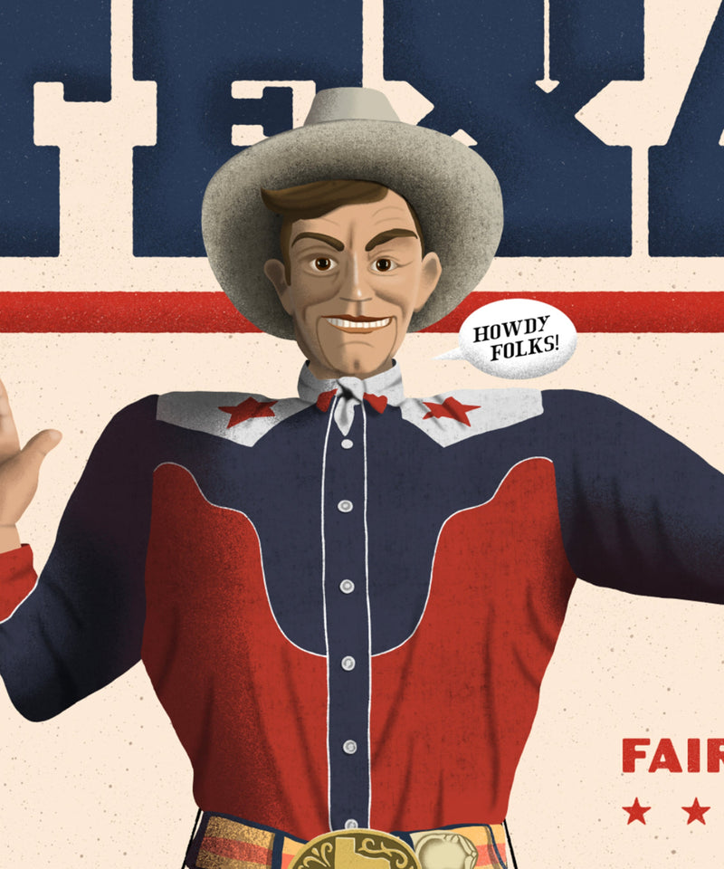 State Fair of Texas Poster #2 by Head West Studio